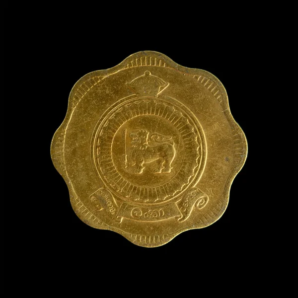 斯里兰卡锡兰硬币 % — 图库照片