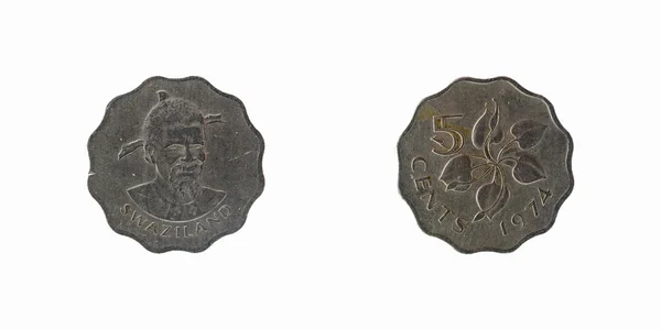 スワジランド王国の硬貨 — ストック写真