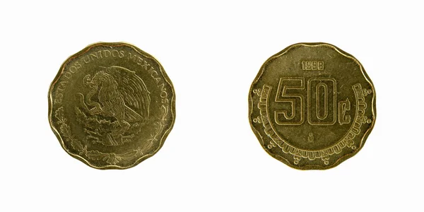 Mexic monede Peso — Fotografie, imagine de stoc