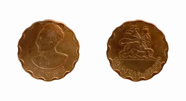 Etiopia moneta cent — Foto Stock