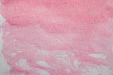 Parlak renkli suluboya arkaplanının fotoğrafı. Gouache çizimi. Beyaz, mavi doku.