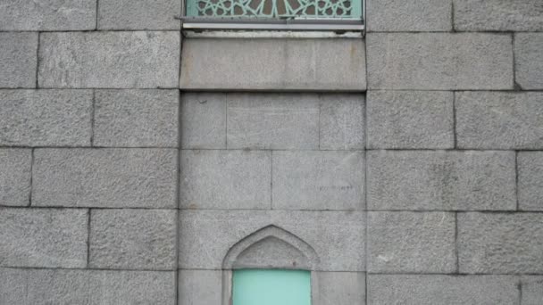 Exterior de una gran mezquita. Mezquita de San Petersburgo. — Vídeo de stock
