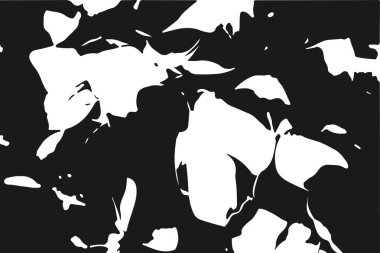 Kaotik soyut siyah-beyaz grunge arka plan. Vektör illüstrasyonu