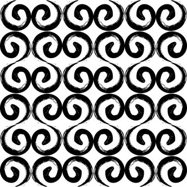 Geometrik çizgiler soyut dekoratif vektör arkaplanını işaretledi. Vektör mozaik döşemeler, koyu mavi arka plan ve geometrik süsleme ile kusursuz desen. İllüstrasyon istiyor.