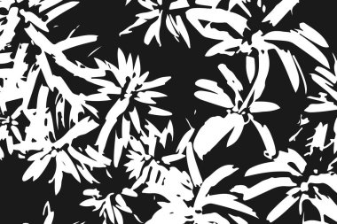    Çiçek ve yaprak şeklinde soyut bir arkaplan. Doğal soyut parlak renkli arkaplan. Vektör çizer.