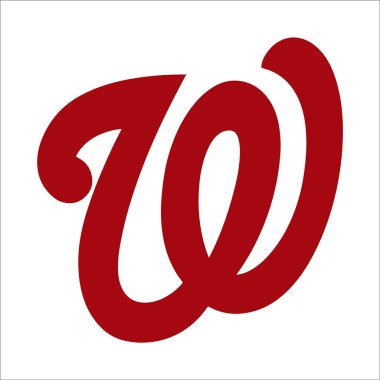 Beyzbol takımının logosu Washington. 