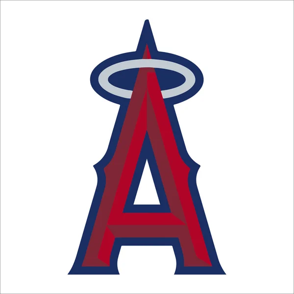 Логотип бейсбольной команды Los Angeles Angels. — стоковый вектор