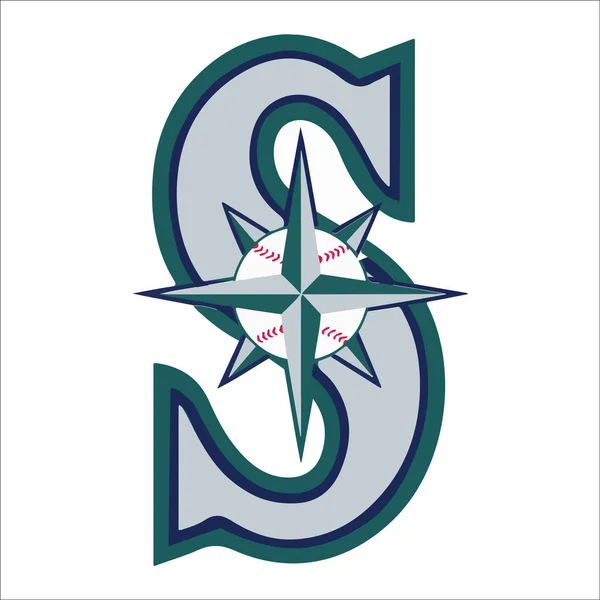野球チームシアトルのロゴ. — ストックベクタ