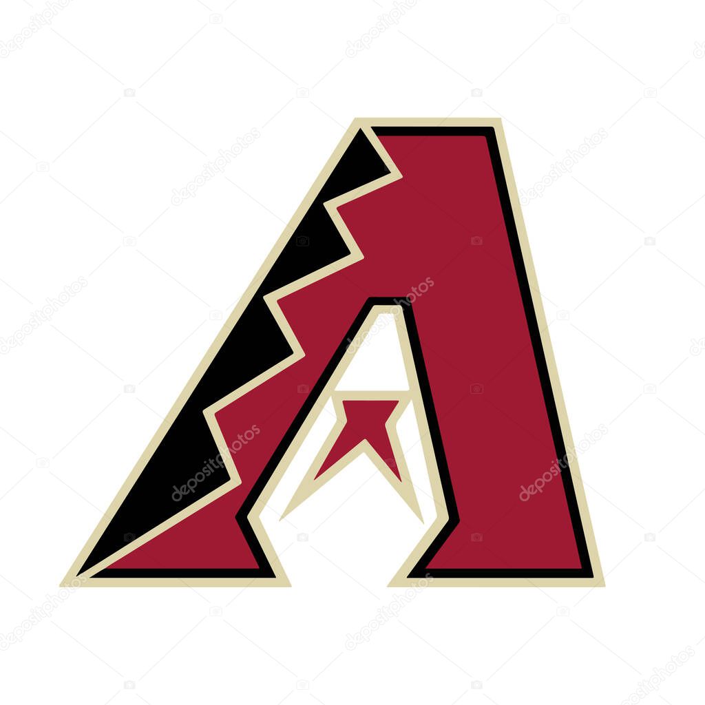 Major league baseball logo. Logo of baseball team Arizona.