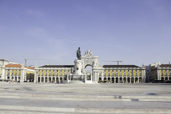 Słynny plac Lizbona — Zdjęcie stockowe