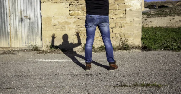 Jonge Straatbende Detentie Het Park Sociaal Probleem — Stockfoto