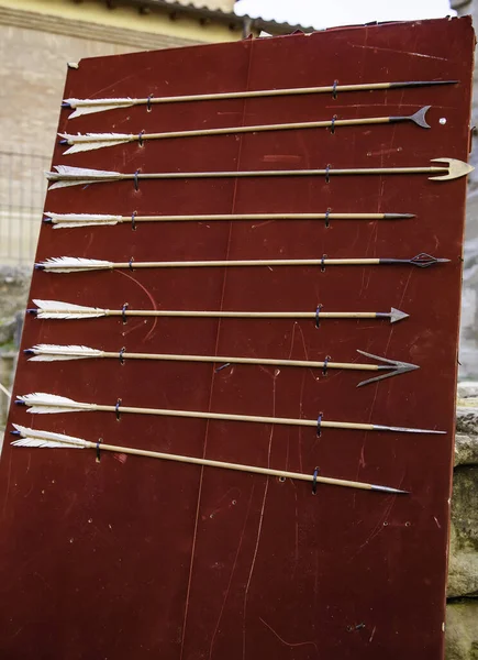 Детали Древнего Средневекового Оружия Смерти Войны — стоковое фото