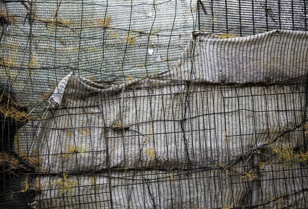 Fijn Metalen Hek Bescherming Beveiliging Detail — Stockfoto