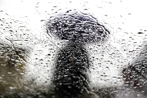 Raindrops Glass Table Texture Nature Temporary — Stock Photo, Image