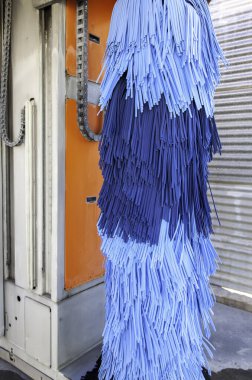 Otomatik araba yıkama makinesi, sanayi ve iş yerindeki sünger prezervatifleri.