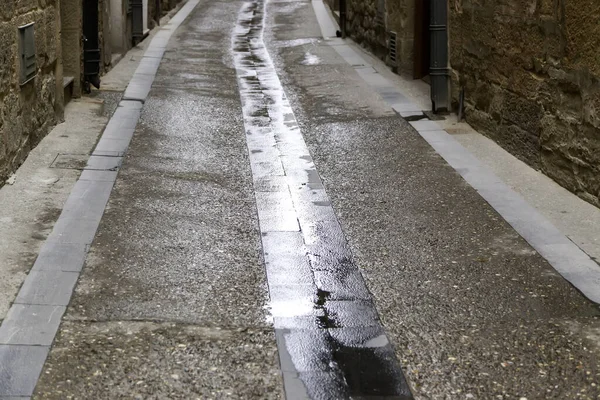 Kall Och Vinter Detalj Vinter Regn — Stockfoto