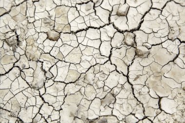 Alan, doğa ve tarımda çatlak toprak dokusu, kurak çevre