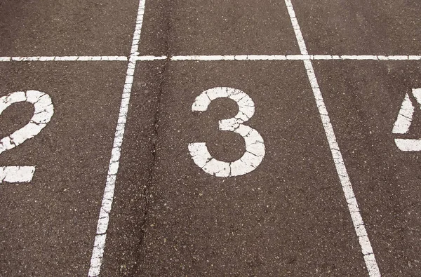 Symbols Lines Running Track Sport Competition Texture — Stock Photo, Image