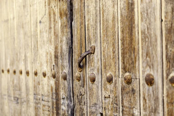 Κλειδαριά Ξύλινη Πόρτα Κατασκευή Και Αρχιτεκτονική Υφές — Φωτογραφία Αρχείου