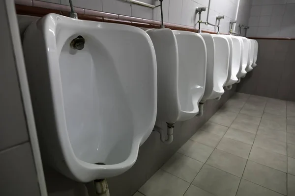 Detalhe Banheiro Para Meninos Limpeza Higiene — Fotografia de Stock