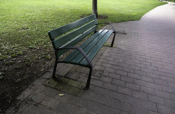 Detalle Lugar Para Descansar Parque Relax Naturaleza — Foto de Stock