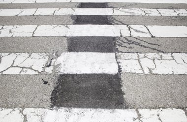 Adım kentsel zebra