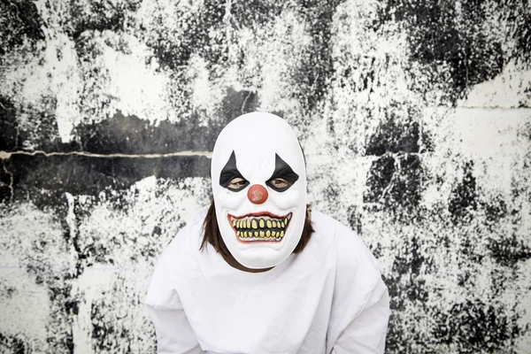 Клоун-убийца — стоковое фото