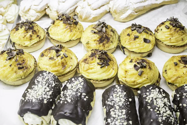 Crema pasticceria al cioccolato — Foto Stock