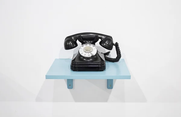 Vecchio telefono di plastica — Foto Stock