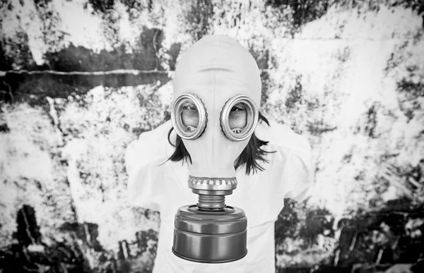 Maska gazowa strach — Zdjęcie stockowe