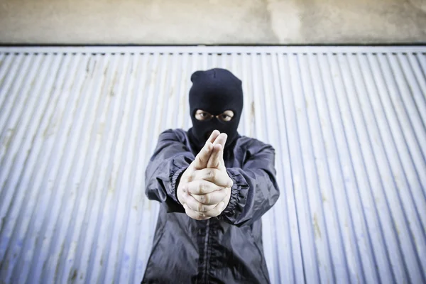 Perempuan teroris kekerasan — Stok Foto