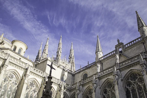 Construction historic burgos — Stock Photo, Image