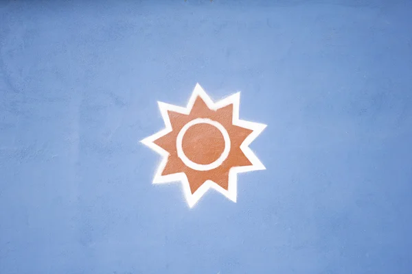 Sembol güneş — Stok fotoğraf