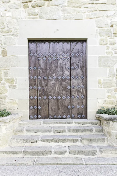 Exterior wood door — Stock Photo, Image