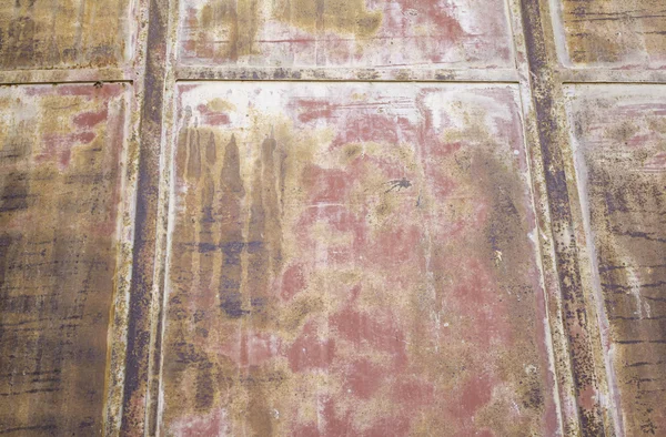 Red rusty door — Stock Photo, Image