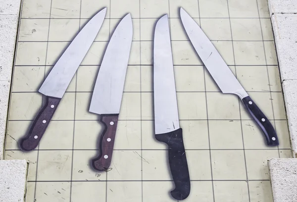 Kitchen Knives — Stock Photo, Image