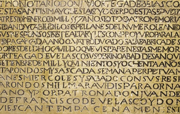 Ancient writing latin — Stock Photo, Image