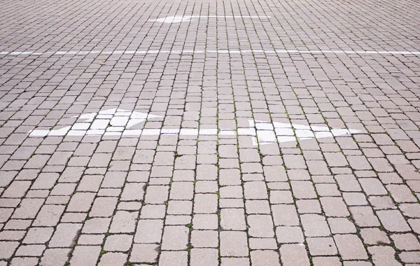 Signs on tiles — Stock Photo, Image