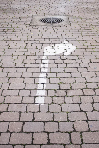 Sign in street urban — Stock Photo, Image