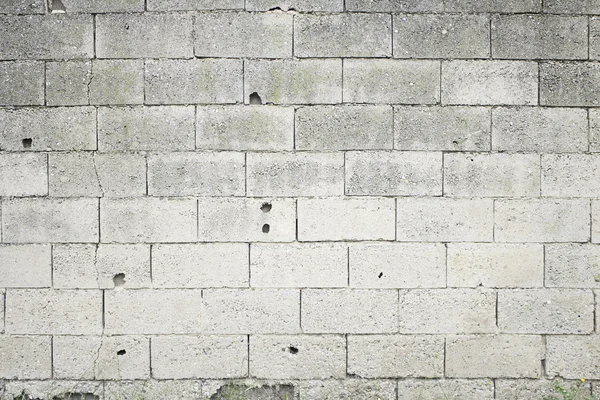 Mur de tuiles cassées — Photo