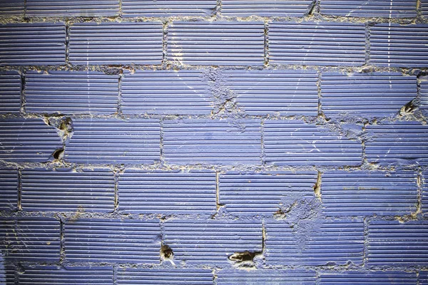 Синий кирпич — стоковое фото
