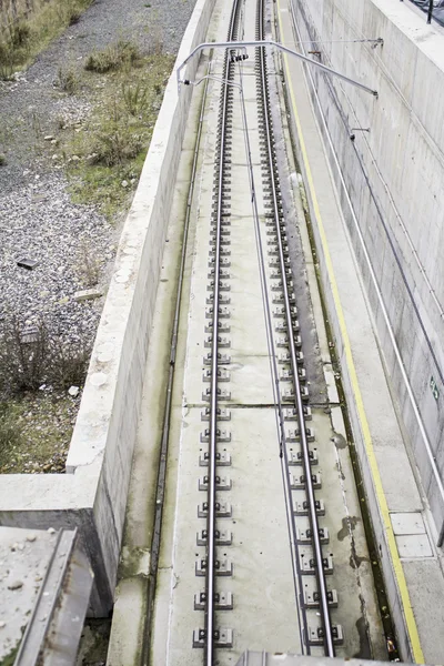 Road urban train — Stock Photo, Image