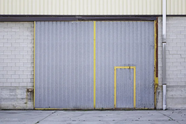 Porte metalliche industriali — Foto Stock