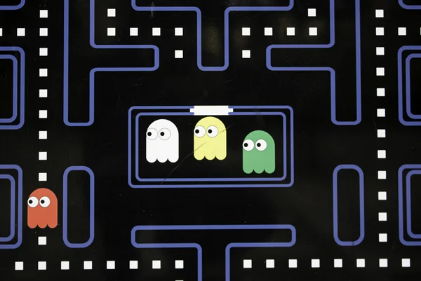 Karykatura pacman — Zdjęcie stockowe