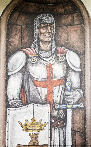 Templar soldier — Stock Photo, Image