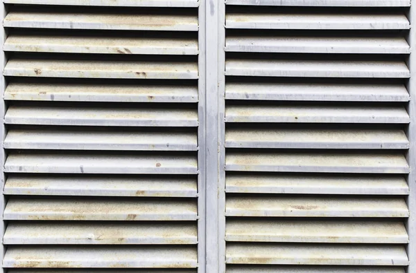 Porta de metal sujo — Fotografia de Stock