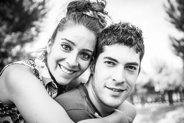 Cheerful couple boyfriends Royalty Free Stock Fotografie