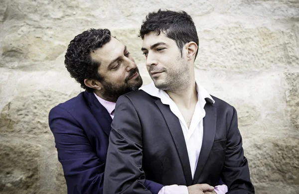 Masculino homossexual casal — Fotografia de Stock