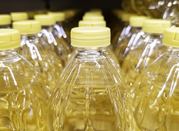 Süpermarketlerde, ticarette ve üretimde yağ şişeleri pişirmek