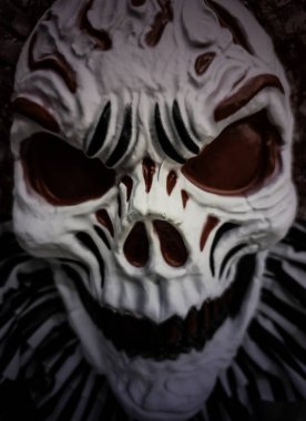 Korkunç bir Cadılar Bayramı kostümünün ayrıntıları